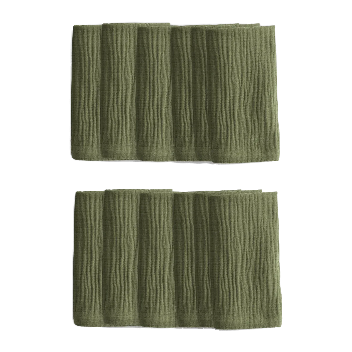 Organic Cotton Gauze Napkins, Set of 12