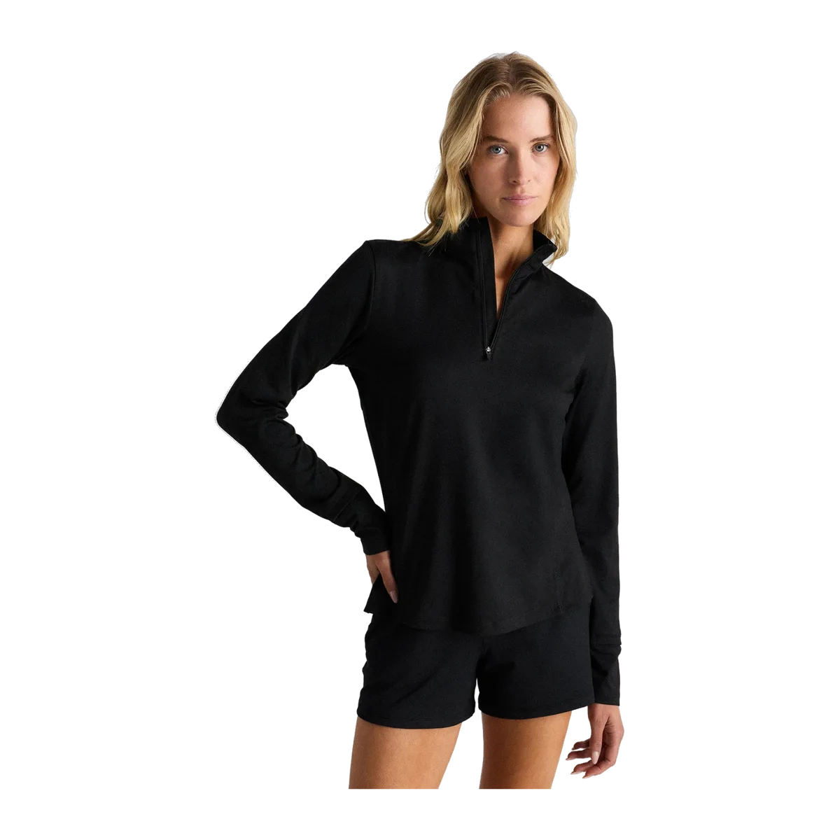 Flowknit Quarter-Zip Pullover