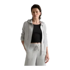 SuperSoft Fleece Full-Zip Hoodie Heather Grey