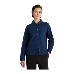 Organic Comfort Stretch Chore Jacket Navy
