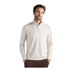 Flowknit Performance Half-Zip Solid Chalk