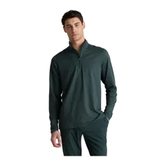 Flowknit Performance Half-Zip Heather Green