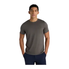 100% Merino Wool All-Season Short Sleeve Base Layer Tee Charcoal