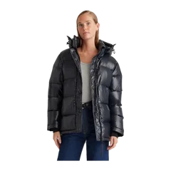 Responsible Down Puffer Jacket Shiny Black