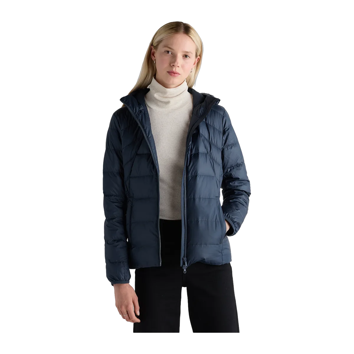 Lightweight Down Packable Puffer Hooded Jacket