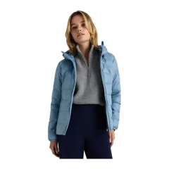 Lightweight Down Packable Puffer Hooded Jacket Dewstone Blue