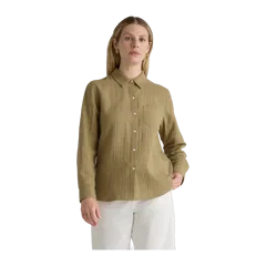 100% Organic Cotton Gauze Long Sleeve Shirt Artichoke