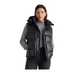 Responsible Down Puffer Vest Shiny Black