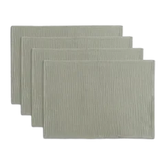 Organic Cotton Gauze Placemats, Set of 4 Dried Sage