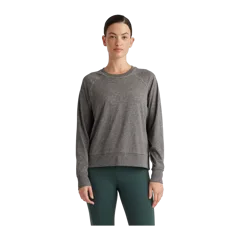 Flowknit Pullover Crew Heather Grey