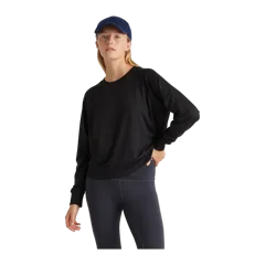 Flowknit Pullover Crew Black