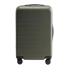 Expandable Small Carry-On Suitcase Olive