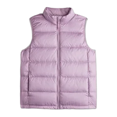 Lightweight Down Puffer Vest Lavender Mist
