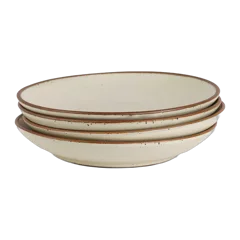 Coupe Plate, Set of 4 by East Fork Panna Cotta