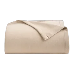 Luxury Organic Cotton Bed Blanket Sand
