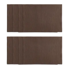 Organic Cotton Gauze Placemats (Set of 8) Chocolate