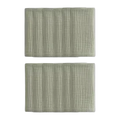 Organic Cotton Gauze Napkins, Set of 12 Dried Sage