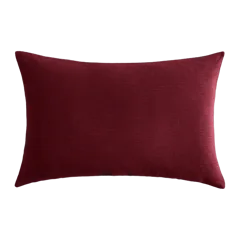 Corduroy Cotton Velvet Pillow Cover Bordeaux