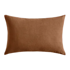Corduroy Cotton Velvet Pillow Cover Chestnut