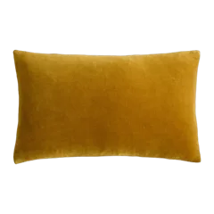 Classic Cotton Velvet Pillow Cover Marigold