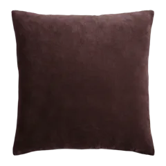 Classic Cotton Velvet Pillow Cover Espresso