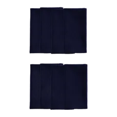 Organic Cotton Napkins, Set of 8 Navy