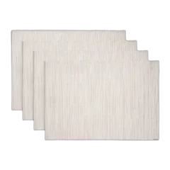 Bamboo Easy-Care Rectangular Placemat, Set of 4 by Chilewich Coconut