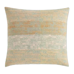 Geometric Silk Blend Pillow Cover Sage Horizon