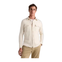 Stretch Sweater Fleece Shirt Off-White