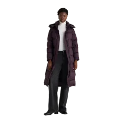 Responsible Down Long Puffer Jacket Deep Orchid Purple