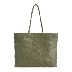 Siena Handwoven Tote Olive