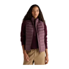 Lightweight Down Packable Puffer Vest Uribe Taupe