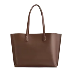 Adeline Shopper Tote Dark Brown