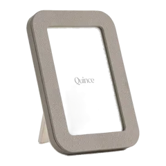 Shagreen Leather Picture Frames Grey