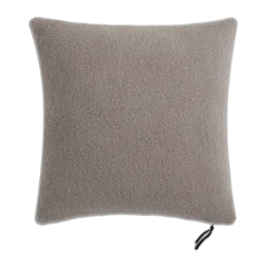 Alpaca Boucle Pillow Cover Light Heather Grey
