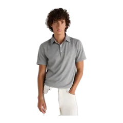 Commuter Stretch Pique Polo Heather Grey