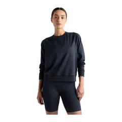 Flowknit Pullover Crew Heather Deep Navy