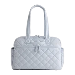 Transit Quilted Duffle Bag Porcelain Blue