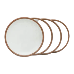 Side Plate, Set of 4 by East Fork Eggshell