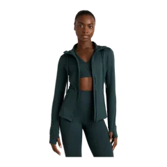 Ultra-Soft Slim Fit Hooded Jacket Heather Green