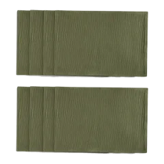 Organic Cotton Gauze Placemats (Set of 8) Olive