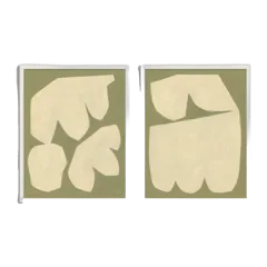 Drift by Michael Kempen (Set of 2) White