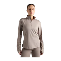 Flowknit Quarter-Zip Pullover Heather Morel Grey