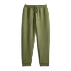 Organic Cotton French Terry Joggers Olive Green