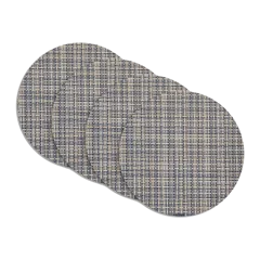 Basketweave Easy-Care Round Placemat, Set of 4 by Chilewich Coast