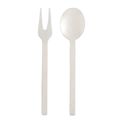 Stile 2-Pc Serving Utensil Set by Mepra Polished Stainless Steel